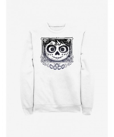Disney Pixar Coco Face Frame Crew Sweatshirt $9.82 Sweatshirts