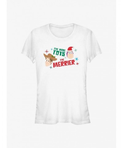 Disney Pixar Toy Story More Toys The Merrier Girls T-Shirt $7.49 T-Shirts